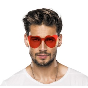 LUNETTES FESTIVAL COEUR ROUGE