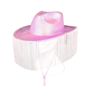 CHAPEAU DE COWBOY ROSE...