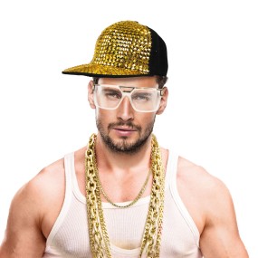 333083 casquette 24K dorée