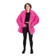 333093L veste fourrure rose fluo
