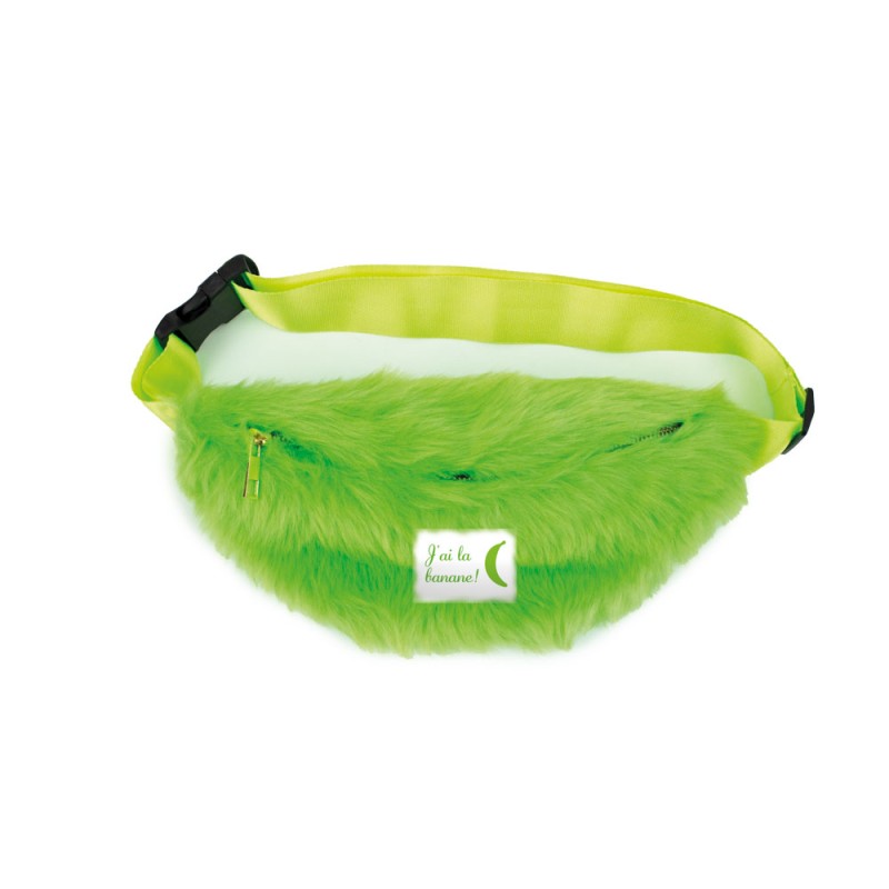 333951 Sac banane vert fluo