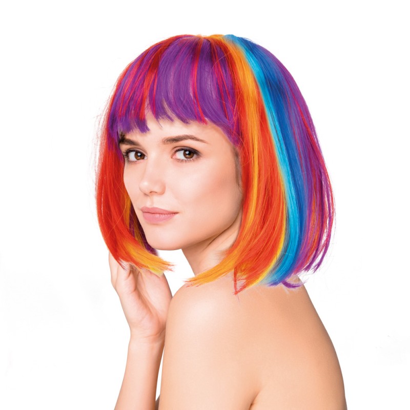 86271 perruque cabaret rainbow