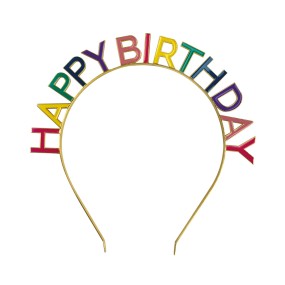 908582 serre-tête happy birthday multi