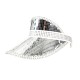 VISIERE BOULE DISCO ARGENT