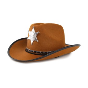 CHAPEAU COWBOY SHERIFF MARRON