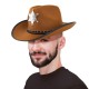 CHAPEAU COWBOY SHERIFF MARRON