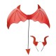 SET DIABLE ROUGE 2PCS