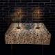 NAPPE DENTELLE HALLOWEEN 100x100CM