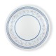 ASSIETTES A DESSERT FESTONNEES FLEUR BLEUE 18CM X 8