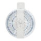 ASSIETTES A DESSERT FESTONNEES FLEUR BLEUE 18CM X 8