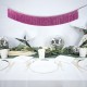 GUIRLANDE FRANGES LAMEES ROSE