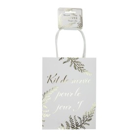 SAC PAPIER SURVIE JOUR J FOUGERE WHITE