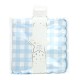 SERVIETTES FESTONNEES 33X33CM VICHY BLEU X 16
