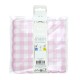 SERVIETTES FESTONNEES 33X33CM VICHY ROSE X 16