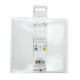 SERVIETTES FESTONNEES 33X33CM FOUGERE WHITE X 16