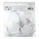 PETITES BOITES A FESTONS FOUGERE WHITE  X 8