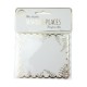 MARQUE PLACES FESTONNES FOUGERE WHITE X 8PCS
