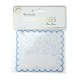 MARQUE-PLACES FESTONNES FLEUR BLEUE X 8PCS