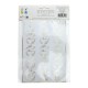 STICKERS MERCI BLANCS ET OR X 30PCS