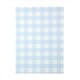 POCHETTES PAPIER VICHY BLEU X 8PCS