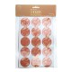 STICKERS MERCI FOUGERE TERRACOTTA X 30PCS