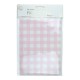 POCHETTES PAPIER VICHY ROSE X 8PCS
