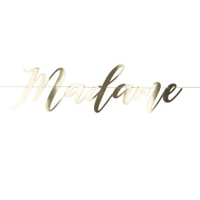 GUIRLANDE LETTRES CALL ME MADAME 1.60M