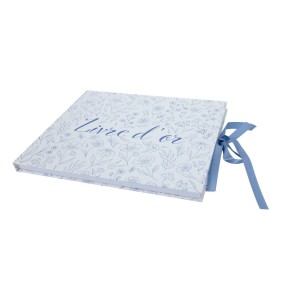 LIVRE D'OR FLEUR BLEUE