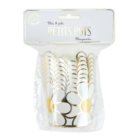 PETITS POTS MARGUERITES HIPPY PARTY X 8