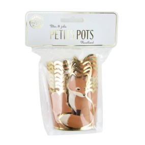 PETITS POTS WOODLAND X 8
