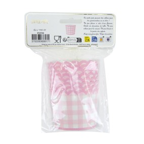 PETITS POTS VICHY ROSE X 8
