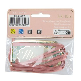 ETIQUETTES CADEAUX SHABBY X 10