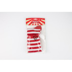 CHAUSSETTES ROUGES ET BLANCHES