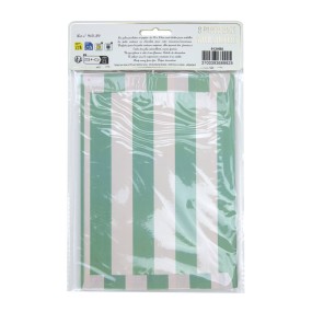 POCHETTES PAPIER HAPPY BIRTHDAY MULTICOLORE X 8PCS