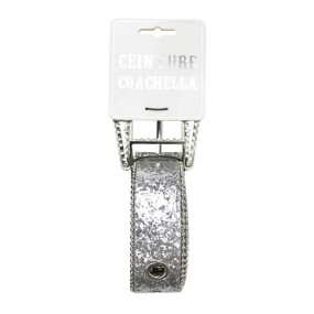 CEINTURE COACHELLA SILVER