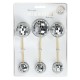 PIC DECO EN BOIS X6 BOULE DISCO