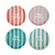 ASSIETTES FESTONNEES 23CM HAPPY BIRTHDAY X 8