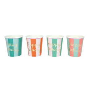 GOBELETS FESTONNES 200ML...