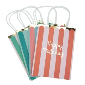 SACS PAPIER HAPPY BIRTHDAY...