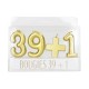 SET DE BOUGIES DOREES 39+1