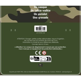 SET MILITAIRE ENFANT 4PCS