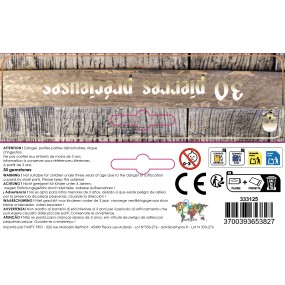 SET DE 30 PIERRES PRECIEUSES 3 COUL.ASS