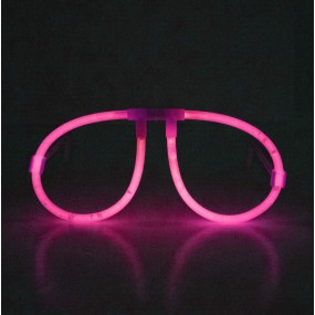 lunettes rose phosphorescentes