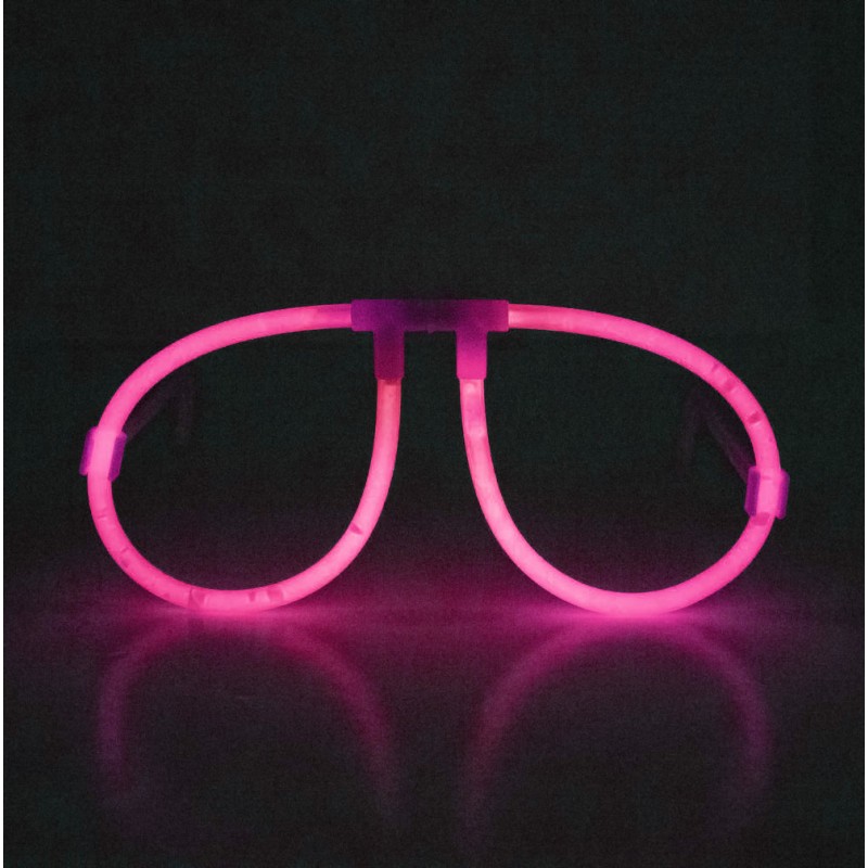 lunettes rose phosphorescentes