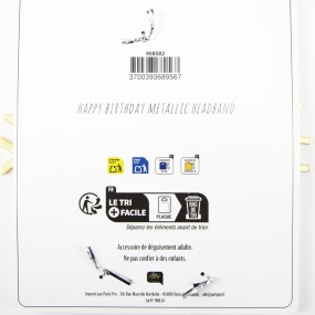 SERRE TETE HAPPY BIRTHDAY MULTI