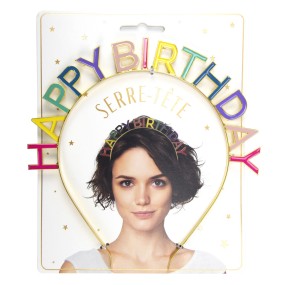 SERRE TETE HAPPY BIRTHDAY MULTI