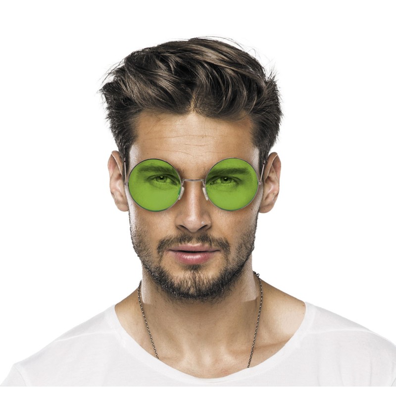 LUNETTES HIPPY VERTES XL