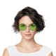 LUNETTES HIPPY VERTES XL