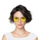 LUNETTES HIPPY JAUNES XL