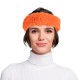 BANDEAU FOURRURE ORANGE FLUO